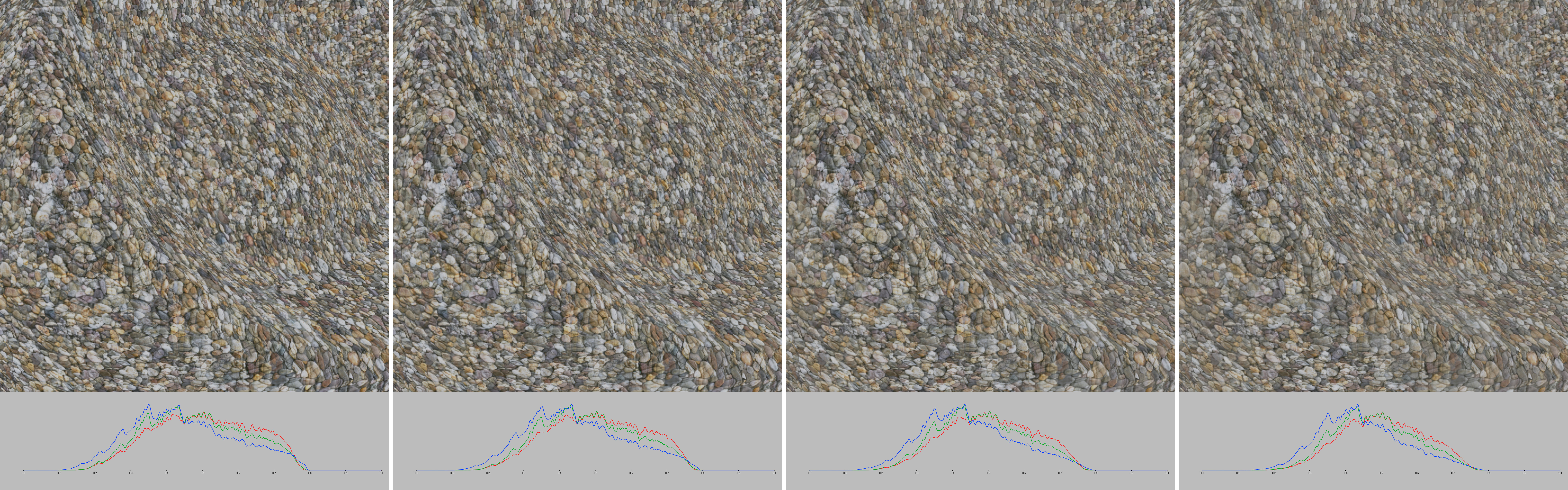 Left to right: gamma=0.5, 1, 2, 4, 8